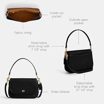 Coach Legacy Shoulder Bag, Black, One Size, Black, One Size